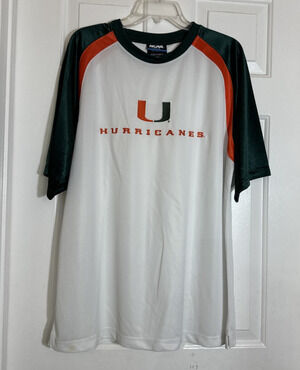 NCAA University of Miami Hurricanes Athletic Jersey Performance Top Adult XL